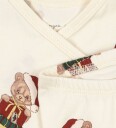 Konges Sløjd Sett   Bukser/Omslagsbody I/e   Teddy Bear   Konges Sløjd   50/56   Langermet Body Beige Hvit Rød   50 56