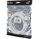 Sandberg Saver HDMI 2.0 Kabel 2m Hvit med Gullkontakt