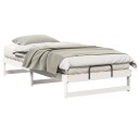  Sengeramme med bærehåndtak Hvit 100 x 210 cm Heltre furu