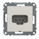 Schneider Electric Exxact WDE005011 Lampeuttak DCL 1 veis 2 polet jordet for boks Strømbrytere & vegguttak