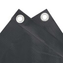  Balkongskjerm antrasitt 600x75 cm PVC