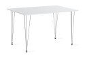 Kronblom Spisebord 120 cm - Hvit