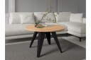 Festus Sofabord 75 cm - Svart/Beige