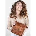 Re:Designed by Dixie Kay Urban skulderveske i skinn Walnut