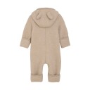Huttelihut Camel Melange Pram Suit Ears Wool Fleece S 80