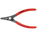 Knipex 49 11 A1 Låseringtang 140 mm Kromvanadiumstål med Plastgrep Rød