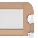 vidaXL Sengehest småbarn gråbrun 120x42 cm polyester