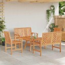 5 Delt Hage Lounge Sett Solid Tre Akasietre