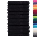  Premium håndklær SOLUND 10 stk svart 100x200cm 600 g/m2