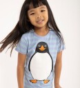 DYR T skjorte   AnimalGrowl   Syrin/Baby Blue Pingvin   DYR   4 år (104)   T skjorte   Lilla