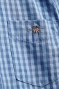 Gant Kids Shield Gingham Poplin Shirt   Blue   176