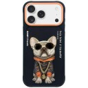 Nimmy Mobildeksel for iPhone 17 Pro Cool Dog i Svart