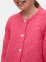 Vero Moda Girl   Kardigan vmWilo LS O neck   Rosa