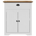  Servantskap BODO hvit og brun 70x35x80 cm 8721158392701