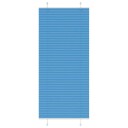  Plisségardin Blå 100x200 cm Stoff Bredde 99,4 Polyester