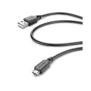 Cellularline 1,2m Micro USB Ladekabel Svart