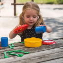 Dantoy Dinner set in net (4381)