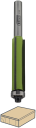 Luna Skivenotfres 4/10 for Sidespor 36 x 4mm