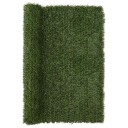 vidaXL Kunstig gjerde Lys grønn 1,5 x 5 m PVC og stål