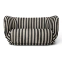 Ferm Living Rico 2 seter sofa Louisiana   Sand/Black