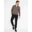 Clipper milan zip genser i ull beige genser i ull ullgenser herre blå xxl