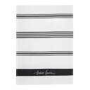 Lama Halvor Bakke Kjøkkenhåndkle Stripe Sort 50x70
