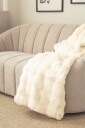 KMCarpets Bubble Pledd 130x170 Creme