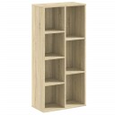  Bokhylle sonoma eik 50x25x105 cm konstruert tre