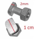Green It Green>it® Drivhusbolter for montering av drivhusplater 24 stk.