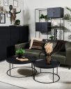 Trend Collection Northland Sofabord Svart L Ø88 x H40 cm
