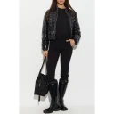 Moncler Dame Topper Svart L,