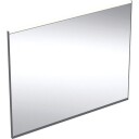 Geberit Option Plus Square speil med lys, dimbar, duggfri, 90x70 cm, sort