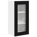  Kjøkkenskap med hylle Svart 40 x 31 x 80 cm Konstruert tre