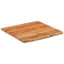  Vegghylle 40x40x2,5 cm firkantet heltre akasie naturlig kant 8721012089730