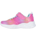 Skechers Sko m. Lys Bølgede bjelker Rosa/Multi 30 Blinkende sko