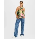 La DoubleJ Dame Topper Flerfarget XL,