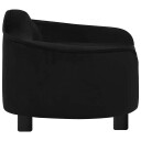 Vidaxl Hundesofa Svart 67X47X36 cm Plysj