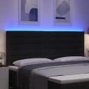  LED Senggavl Linjer Design Svart 100 cm Stoff