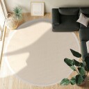 Runde tepper sisal   Agave naturhvit Størrelse: Ø 160 cm