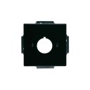 ABB Impressivo Midtplate 22.5 mm Hvit, Strømbrytere & vegguttak