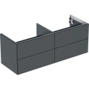 Geberit One underskap 133,2x47 cm matt sort