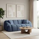Octavio 2 seters sofa 199x70x80 cm   Marineblå