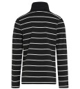 Calvin Klein Genser   Slim Rullehals   Tynn Black Ivory Stripe   Calvin Klein   8 år 128   Genser   Svart