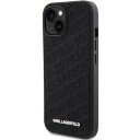Karl Lagerfeld iPhone 15 Deksel Quilted K-mønster Svart