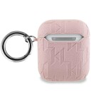 Karl Lagerfeld Karl Lagerfeld Kla2pgkipp Airpods 1/2 Deksel Rød/Rosa Monogram Karl Head