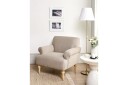 Lenestol Fredros   Taupe lyst tre
