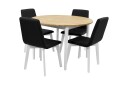 Spisegruppe Phorma med 4 Holcus Stol   Brun