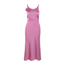 Alina Dress Sachet Pink M Satin slip dress