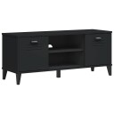  Skobenk VIKEN svart 106x35x45 cm heltre furu 8721012310322
