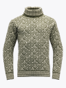 Devold Svalbard Sweater High Neck Grønn M